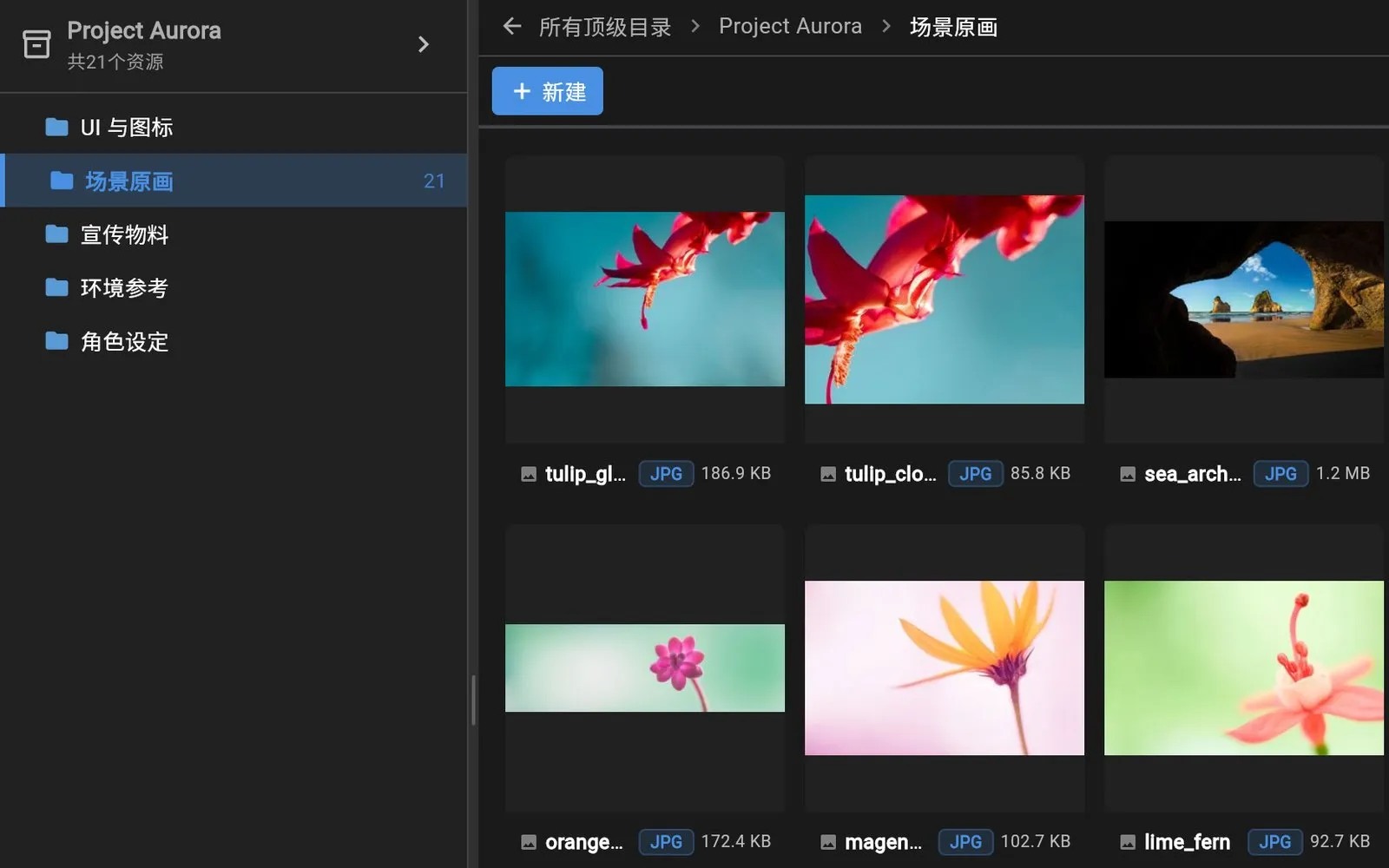 美术资产管理工具 截图